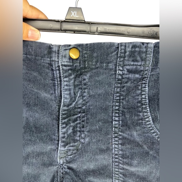 Vintage American Apparel Corduroy Cord Short Size 29 Blue Retro 70s Style Zip Up - Picture 3 of 8